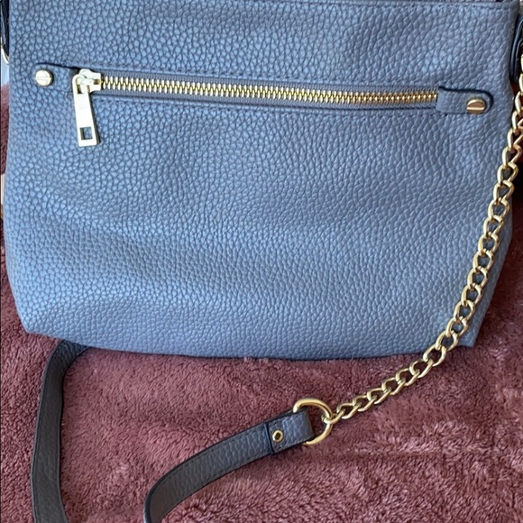 A New Day - Gray vegan leather crossbody purse - Picture 1 of 7